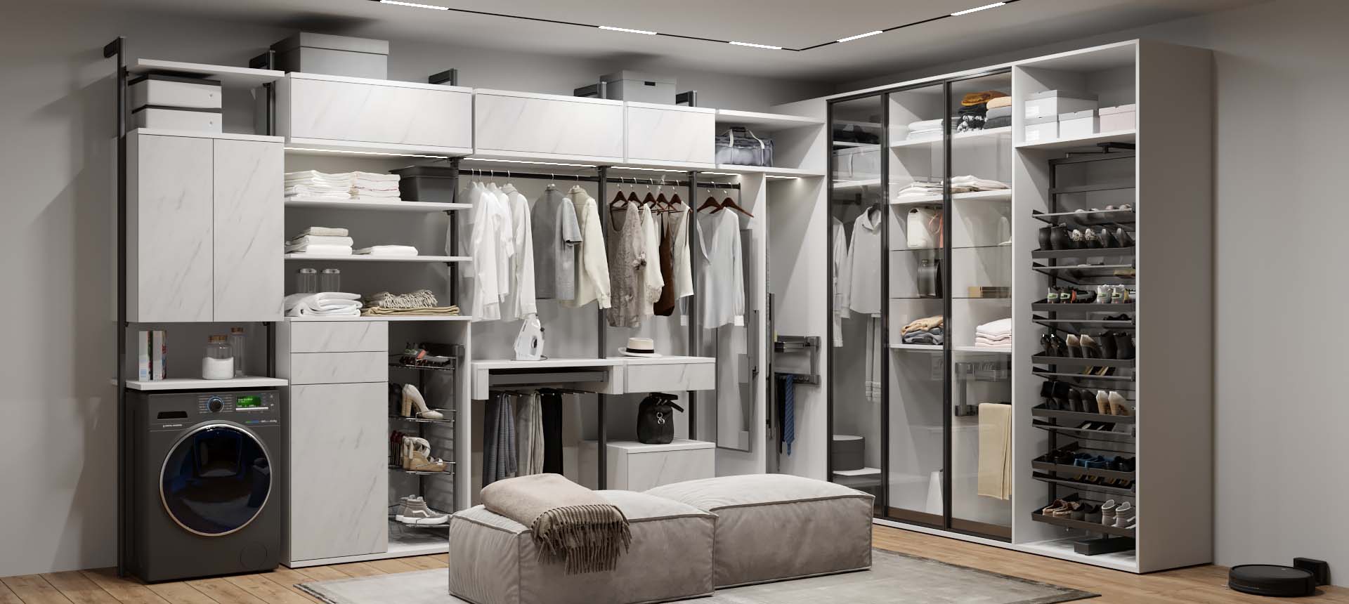 Мрамор Леванто Белый / Белый премиум 