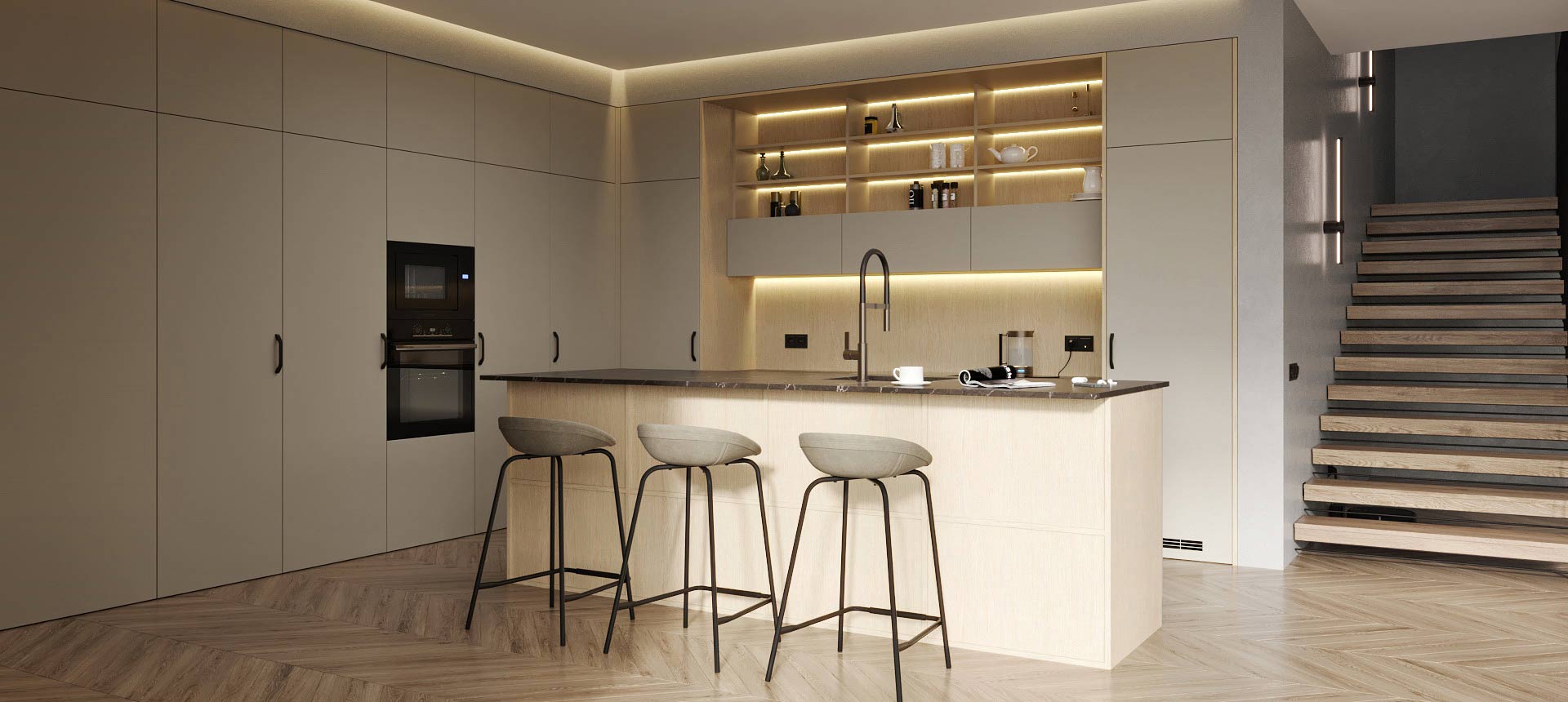 Пепельный Аметист матовый / Дуб&nbsp;скандинавский&nbsp;