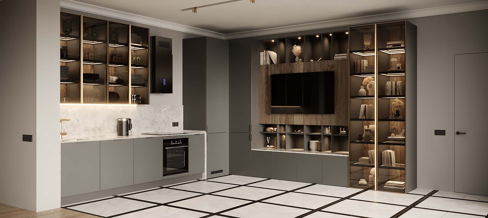 Дымчатый Агат матовый