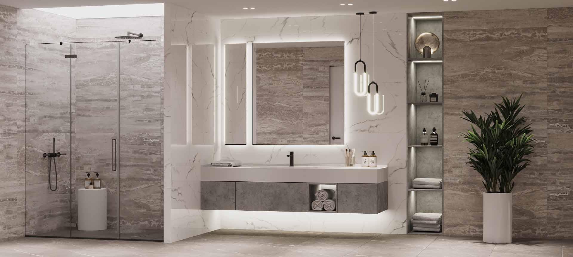 Бетон Чикаго светло-серый