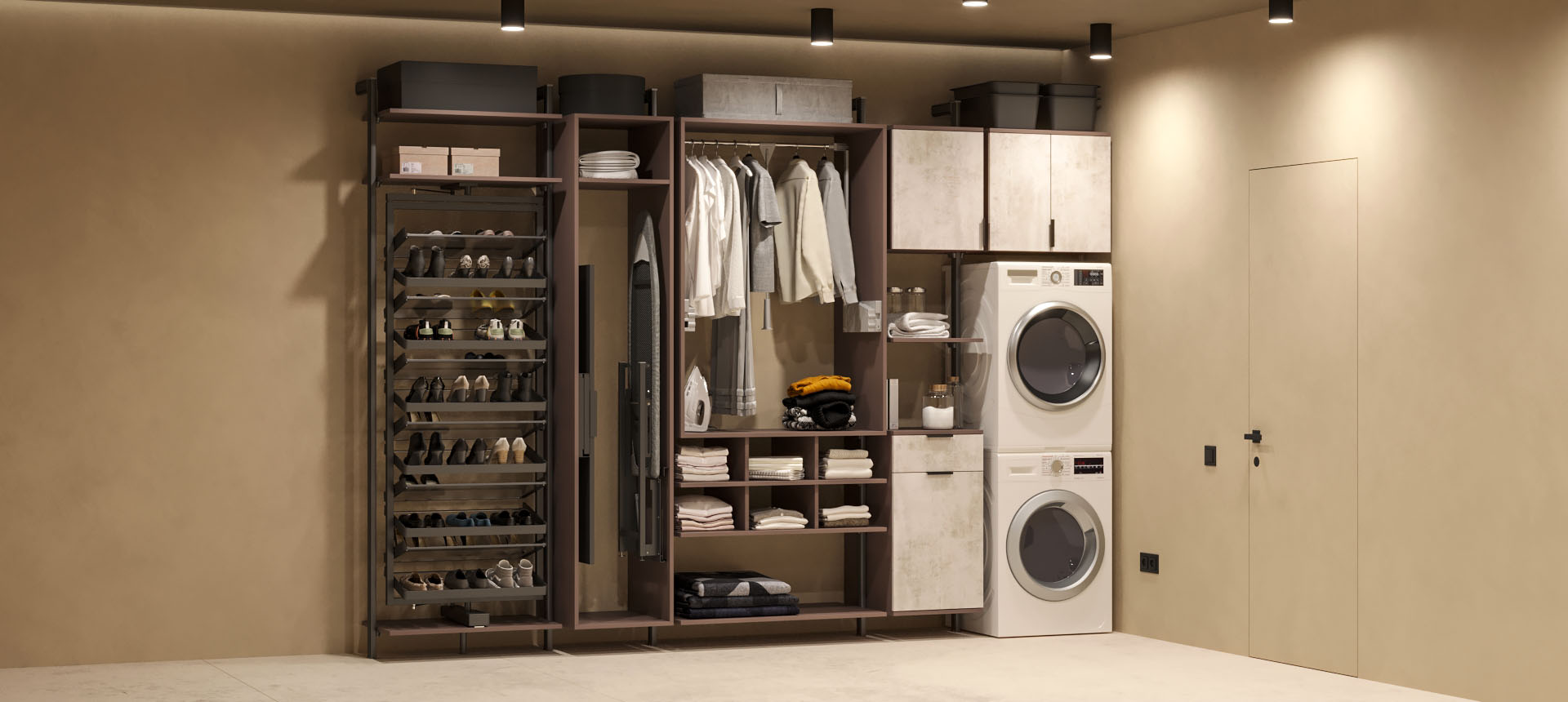 Хромикс белый / Трюфель коричневый 