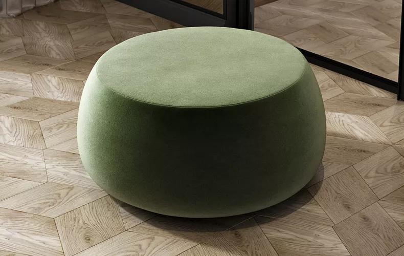 Пуф Трюфель 2 в зеленом цвете