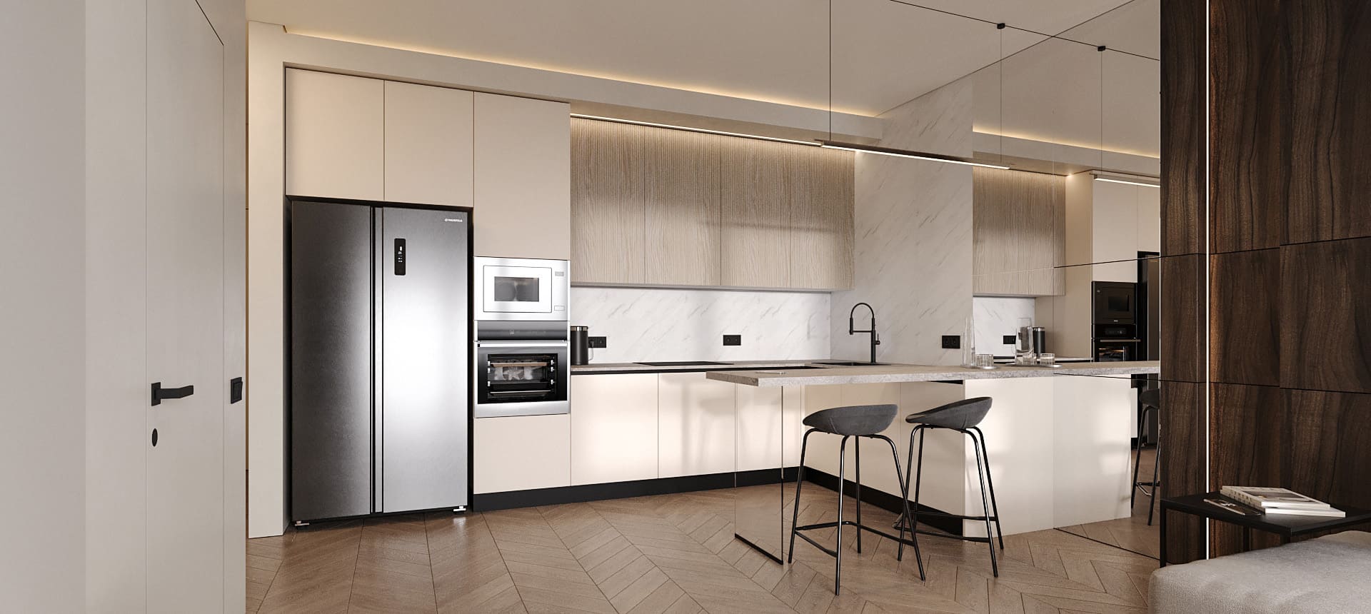 Крем / Дуб Скандинавский 