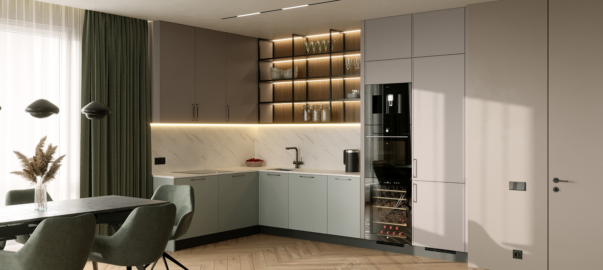 эмаль цвет NCS S 3500-N / Лунный&nbsp;топаз&nbsp;матовый&nbsp;