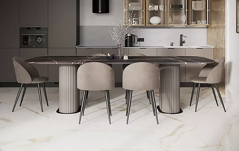 Кухонный стол Руже на двух опорах