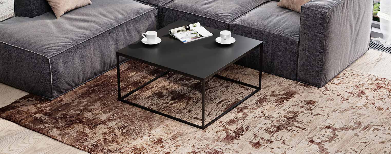 Журнальный столик на стальном каркасе - фото No 1