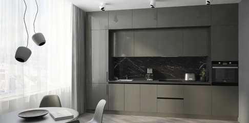 Глянцевые фасады: особенности эксплуатации и ухода