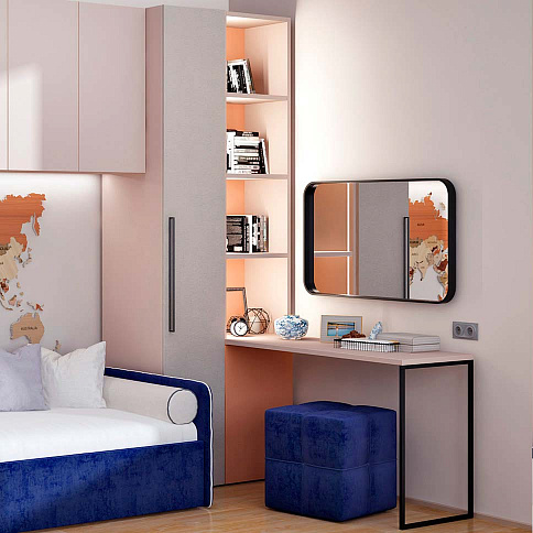 Шкаф с полками в детскую - детальное фото № 2