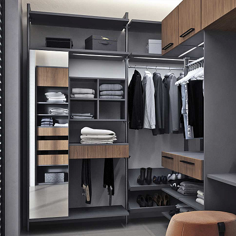 Гардеробная комната 4 - детальное фото № 3