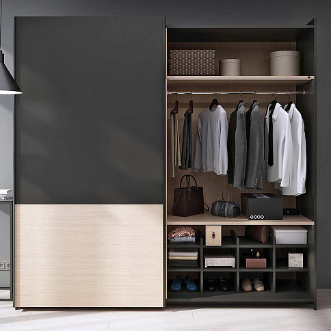 Шкаф-купе с двумя створками на балкон - детальное фото № 2