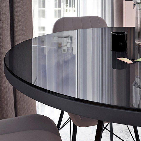 Кухонный стол Хаку круглый - детальное фото № 1