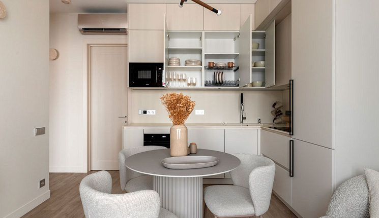 Сливочно-шоколадная квартира, в которой хочется остаться каждому