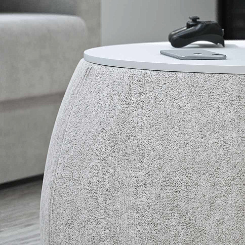 Пуф Трюфель 2 в сером цвете - детальное фото № 1