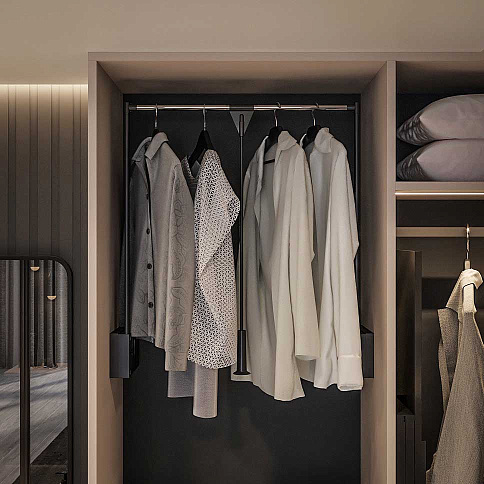 Гардеробная комната 13 - детальное фото № 4