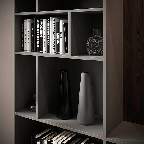 Современный шкаф витрина в гостиную - детальное фото № 3