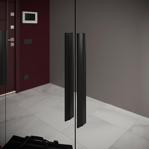 Распашной шкаф с зеркалом в прихожую - детальное фото № 2