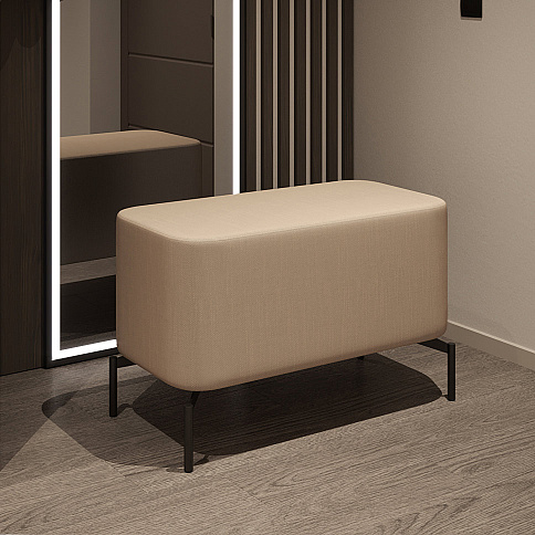 Трёхдверный распашной шкаф с зеркалом в прихожую - детальное фото № 8