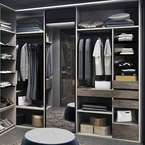 Гардеробная комната 5 - детальное фото № 2