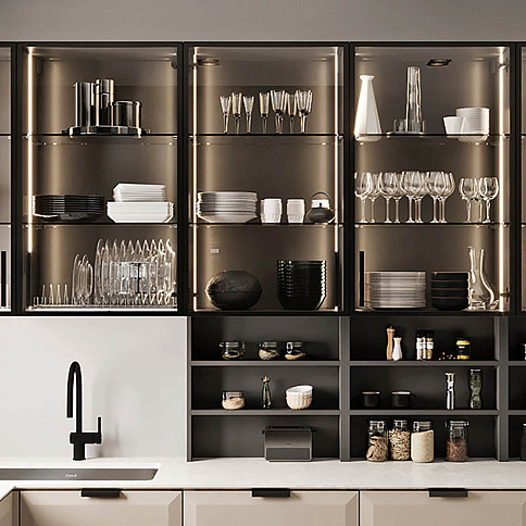 Фасады из алюминиевого профиля - детальное фото № 8