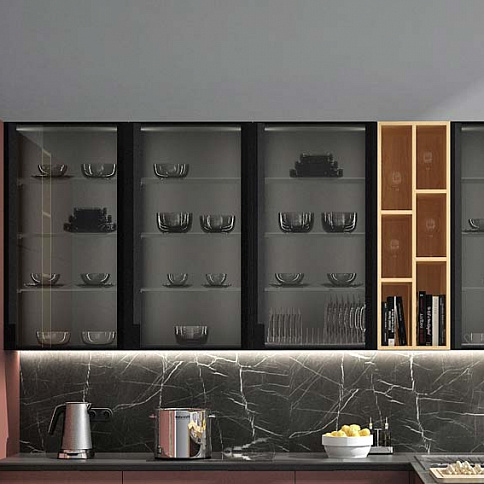 Фасады из алюминиевого профиля - детальное фото № 3