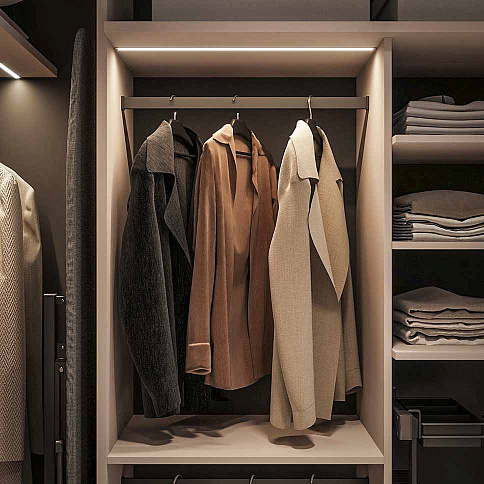 Гардеробная комната 13 - детальное фото № 5