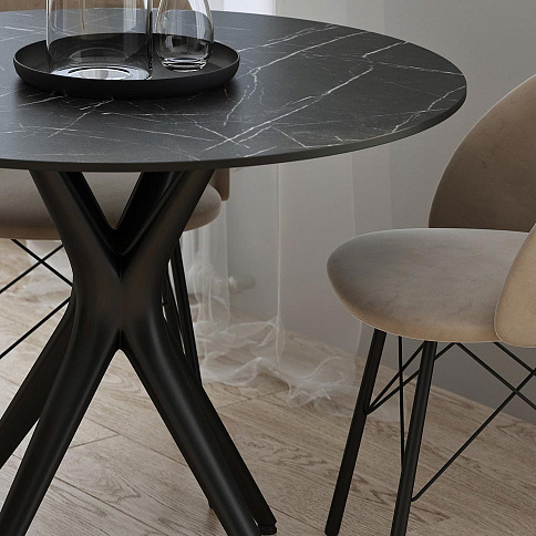 Кухонный стол Лаворо круглый - детальное фото № 1