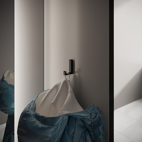 Распашной шкаф с зеркалом на балкон - детальное фото № 4