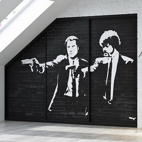 Мансардный шкаф-купе - детальное фото № 1