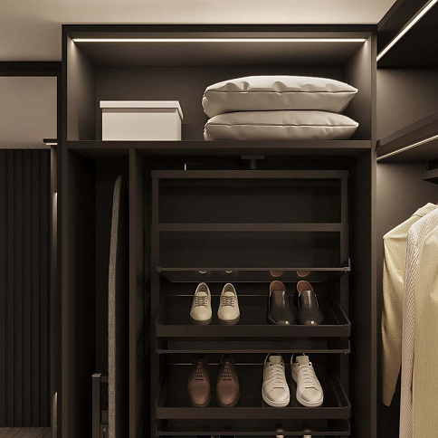 Гардеробная комната 10 - детальное фото № 12