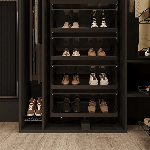 Гардеробная комната 10 - детальное фото № 10