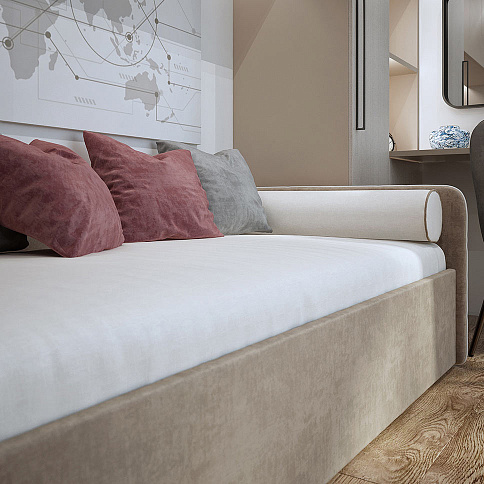 Диван Мичела бежевый - детальное фото № 4