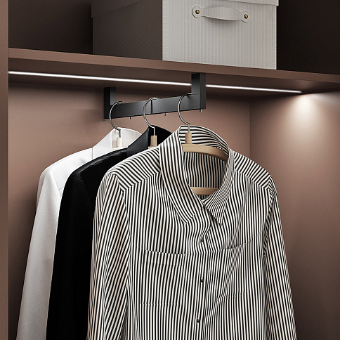 Мебель в спальню с антресольными шкафами - детальное фото № 7