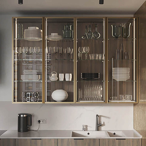 Фасады из алюминиевого профиля - детальное фото № 7