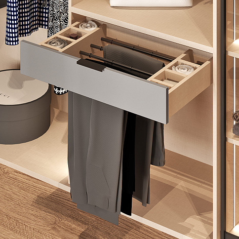 Гардеробная комната 18 - детальное фото № 7