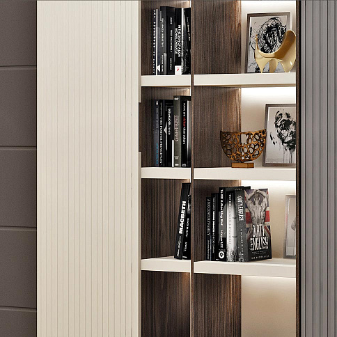 Шкаф в прихожую с открытыми полками - детальное фото № 2