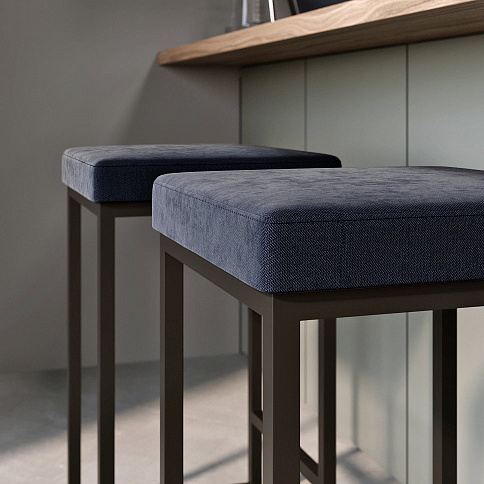 Стул барный на металлокаркасе - детальное фото № 2