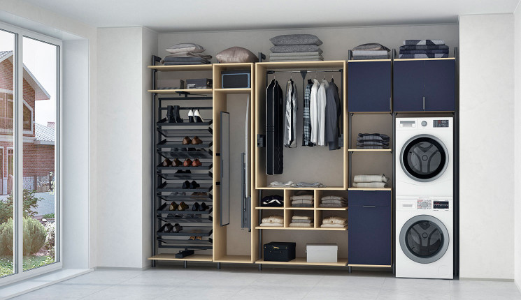 Прачечная в гардеробной 4