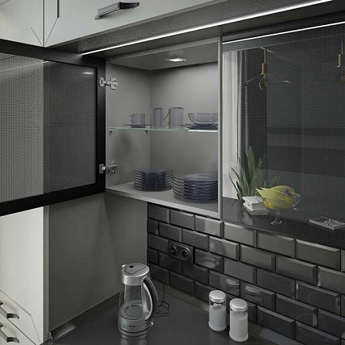 Фасады из алюминиевого профиля - детальное фото № 4