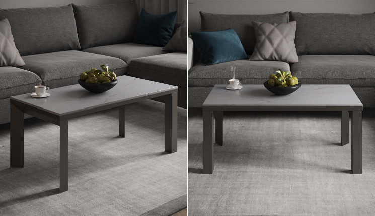 Журнальный столик на П-образных опорах