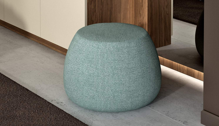 Пуф Трюфель 1 в зеленом цвете